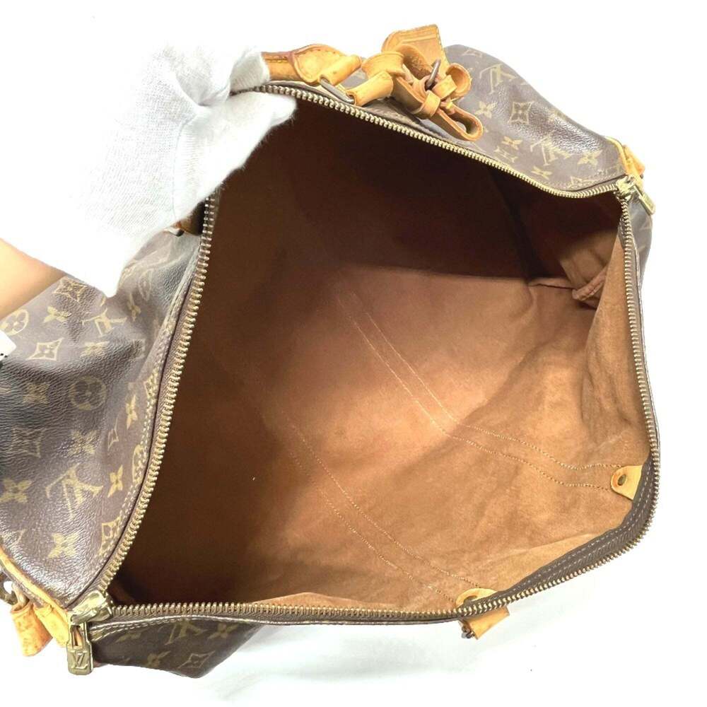 LOUIS VUITTON Authentic Brown Monogram Canvas Boston Bag - Picture 14 of 16
